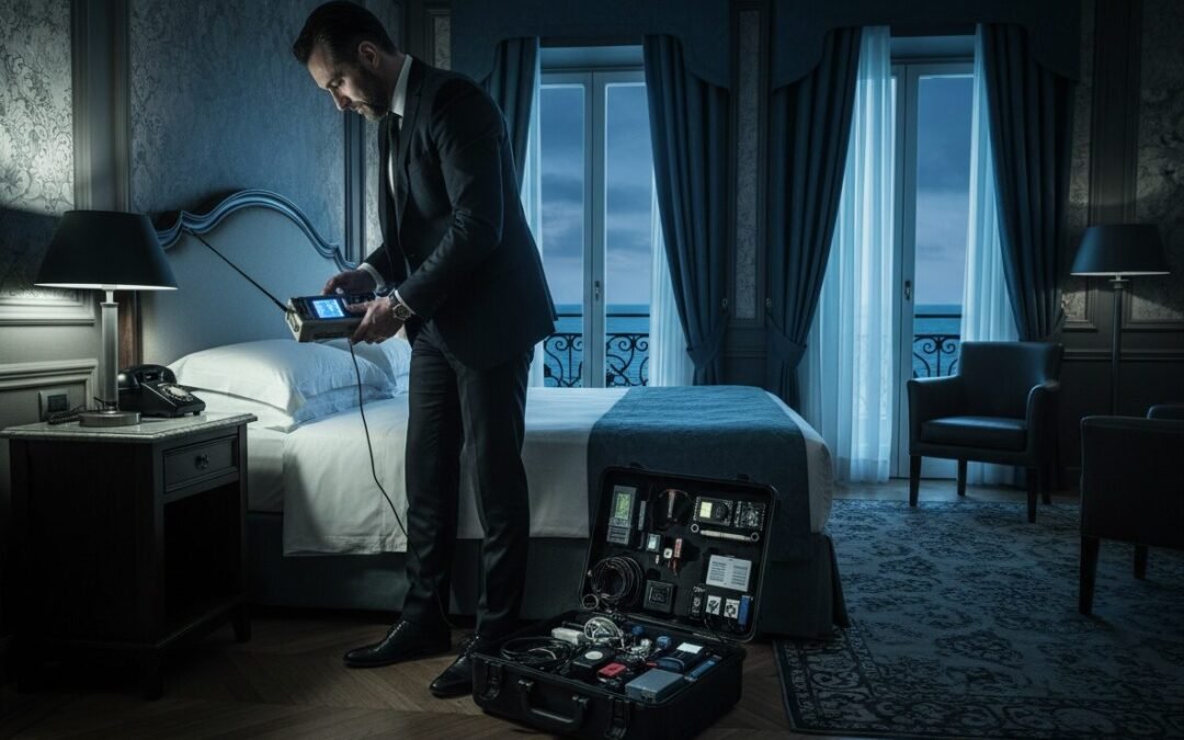 Come si svolge una bonifica da microspie in hotel ad Alassio