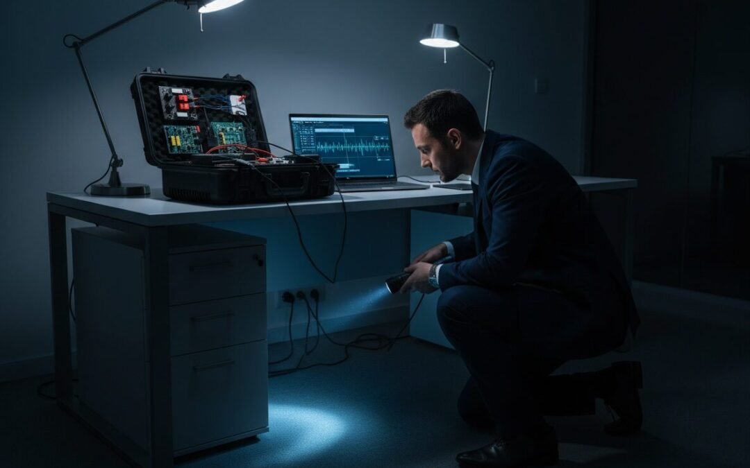 Bonifiche ambientali da microspie negli uffici moderni e rischi più comuni